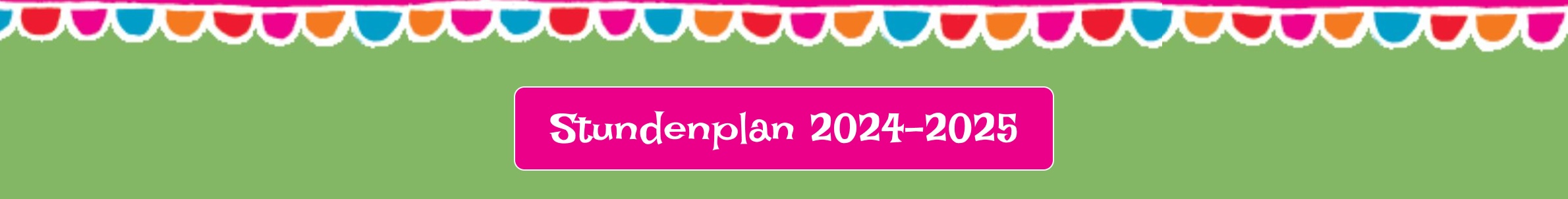 Aktueller Stundenplan 2024/2025